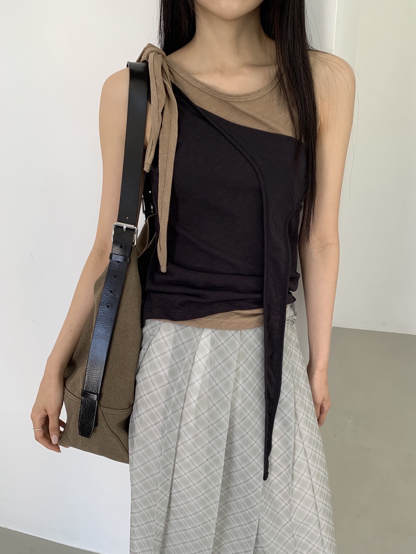 MURMUR東大門實拍韓國女裝新品26春夏推薦職業時尚吊帶背心MURMUR吊帶/背心