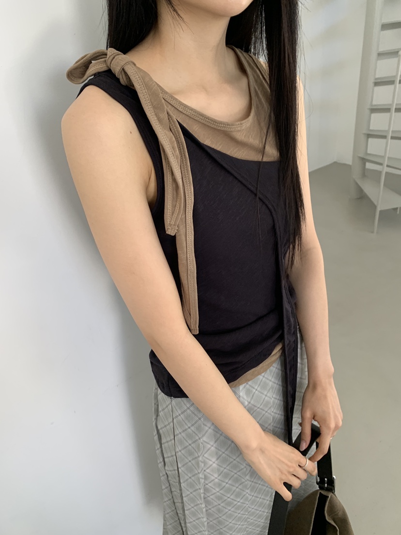 MURMUR東大門實拍韓國女裝新品26春夏推薦職業時尚吊帶背心MURMUR吊帶/背心