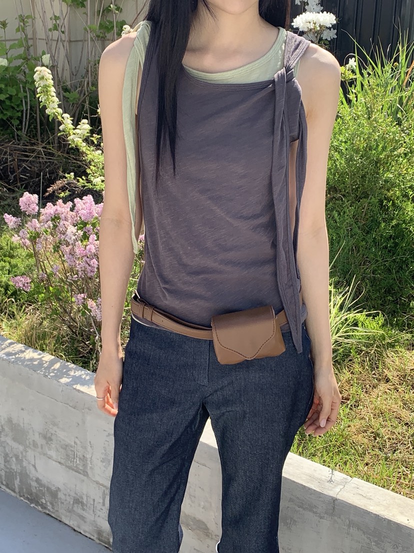 MURMUR東大門實拍韓國女裝新品26春夏推薦職業時尚吊帶背心MURMUR吊帶/背心