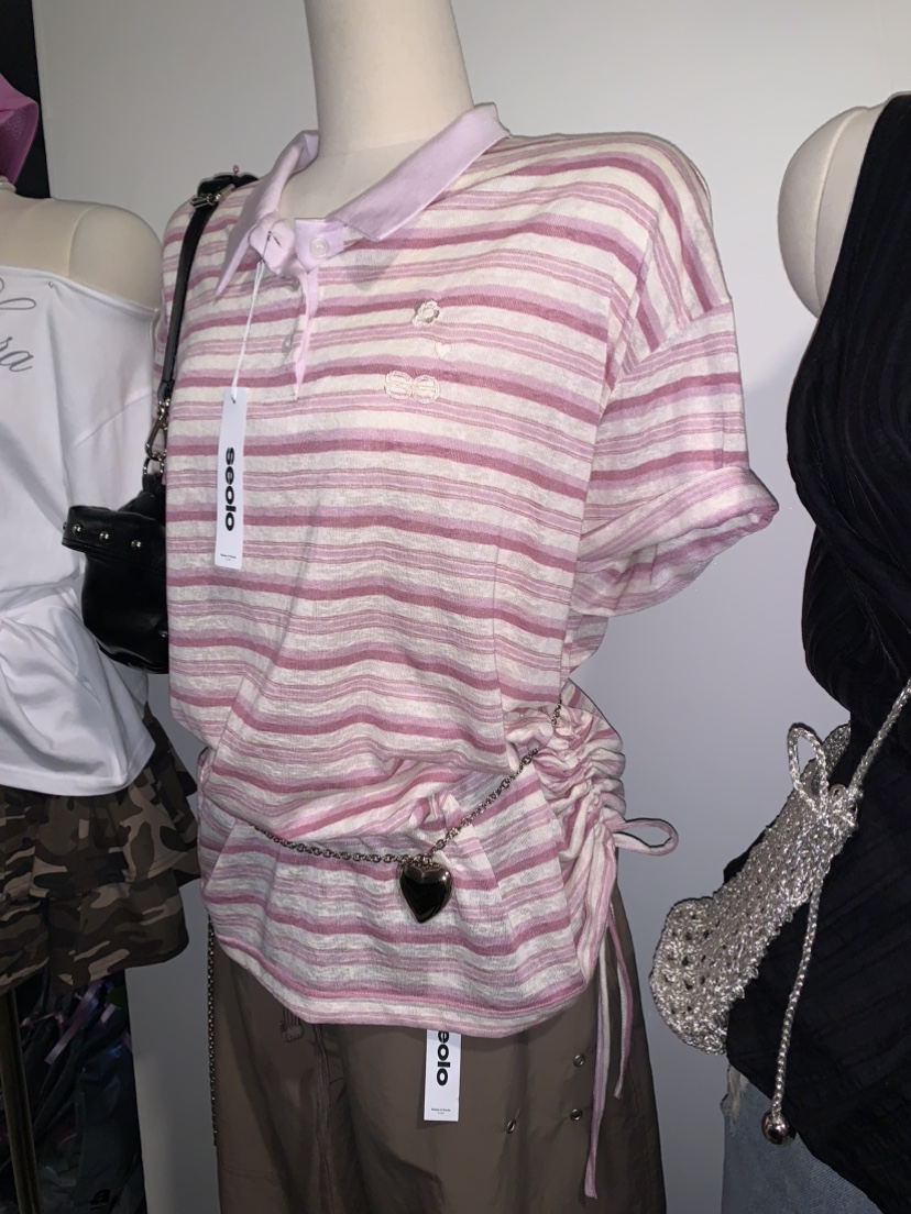 SEOLO東大門實拍韓國女士新品熱賣26春夏推薦職業26夏季T恤Seolo seoulT恤