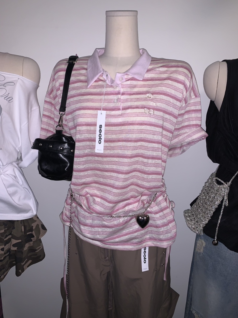 SEOLO東大門實拍韓國女士新品熱賣26春夏推薦職業26夏季T恤Seolo seoulT恤