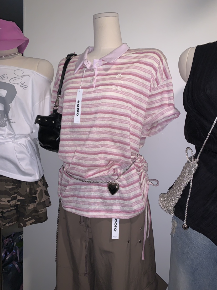 SEOLO東大門實拍韓國女士新品熱賣26春夏推薦職業26夏季T恤Seolo seoulT恤