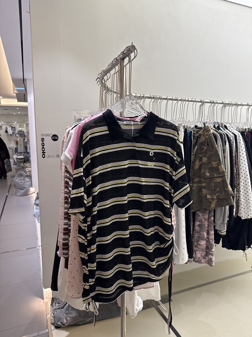 SEOLO東大門實拍韓國女士新品熱賣26春夏推薦職業26夏季T恤Seolo seoulT恤