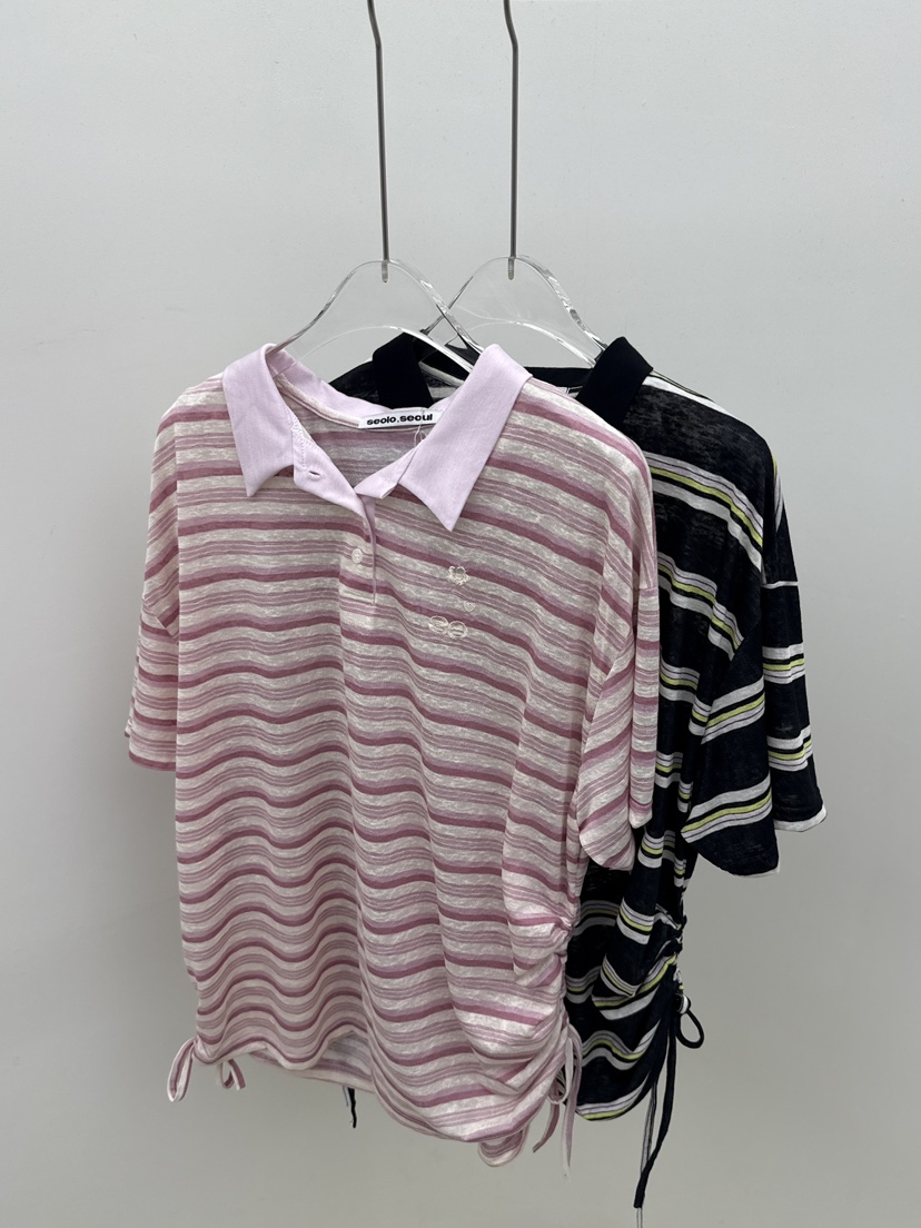 SEOLO東大門實拍韓國女士新品熱賣26春夏推薦職業26夏季T恤Seolo seoulT恤