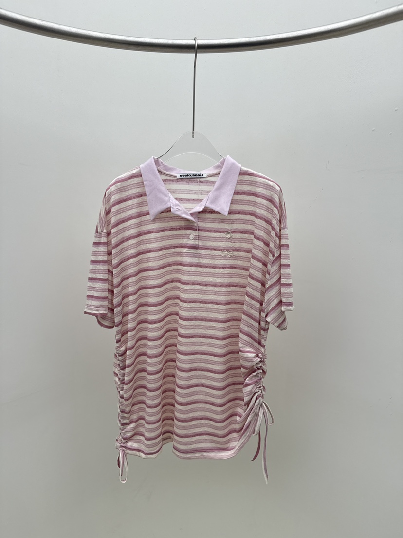 SEOLO東大門實拍韓國女士新品熱賣26春夏推薦職業26夏季T恤Seolo seoulT恤圖色1