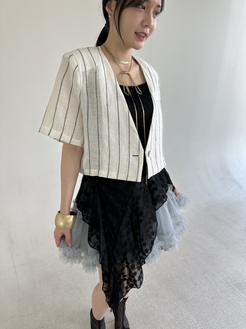 JENNY 1976東大門實拍韓國女裝新品26夏季26春夏夾克亞麻JENNY 1976夾克