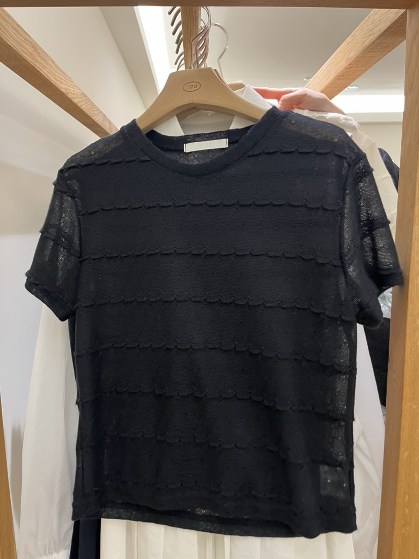 TIZZI韓國直郵女士新款人氣熱賣時尚職業休閑26春夏推薦T恤TIZZIT恤圖色1