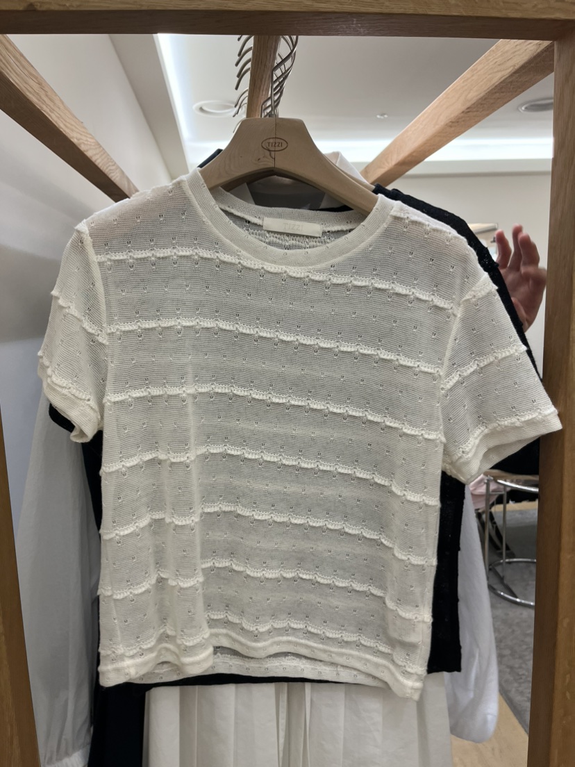 TIZZI韓國直郵女士新款人氣熱賣時尚職業休閑26春夏推薦T恤TIZZIT恤圖色2