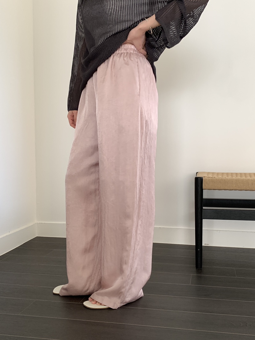 ATHEA韓國東大門直郵女士新款推薦職業熱賣26夏季休閑褲緞ATHEA休閑褲