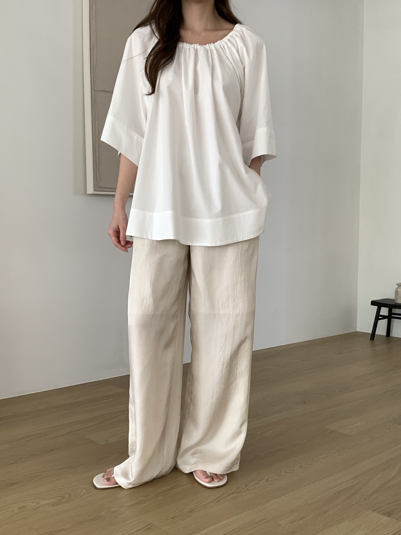 ATHEA韓國東大門直郵女士新款推薦職業熱賣26夏季休閑褲緞ATHEA休閑褲