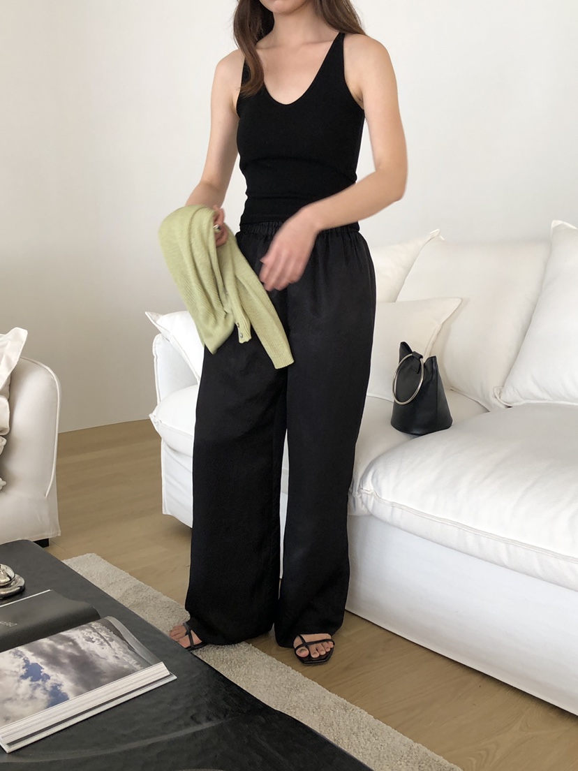 ATHEA韓國東大門直郵女士新款推薦職業熱賣26夏季休閑褲緞ATHEA休閑褲