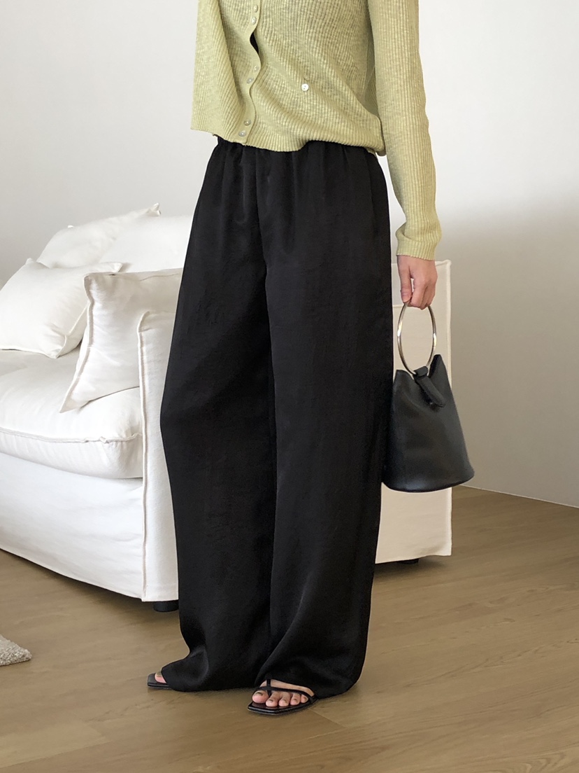 ATHEA韓國東大門直郵女士新款推薦職業熱賣26夏季休閑褲緞ATHEA休閑褲