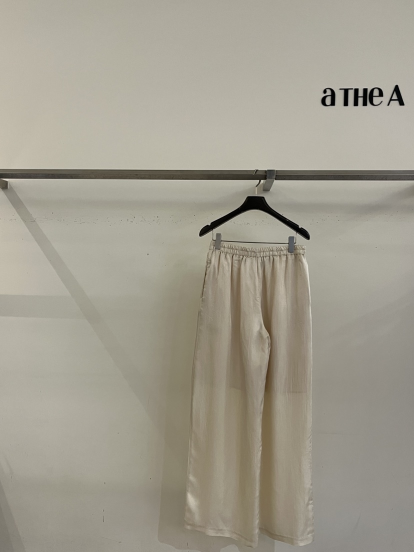 ATHEA韓國東大門直郵女士新款推薦職業熱賣26夏季休閑褲緞ATHEA休閑褲