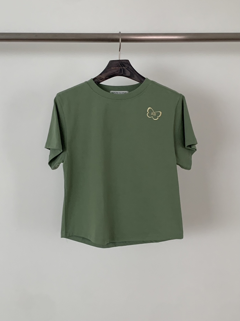 BEFORE SUNRISE東大門實拍韓國女裝新品推薦職業26夏季T恤BEFORE SUNRISET恤圖色1