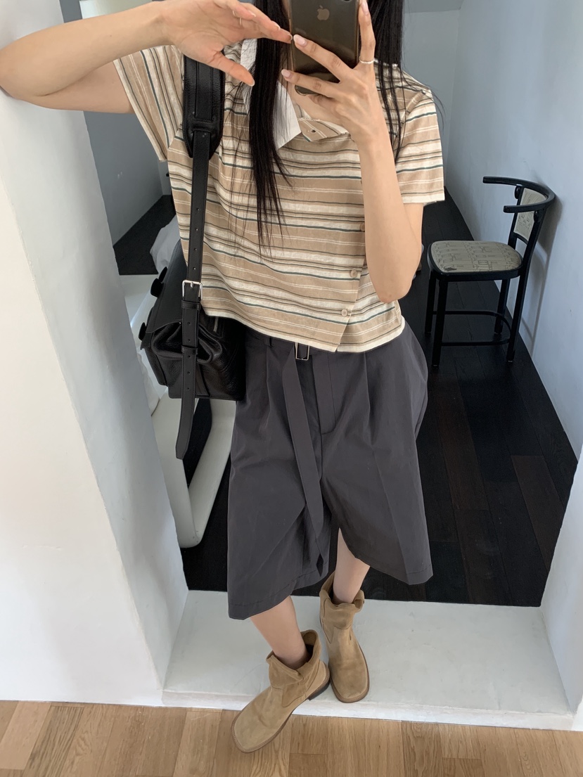 MURMUR韓國直郵女裝新款職業人氣26夏季熱賣26春夏T恤不對稱MURMURT恤