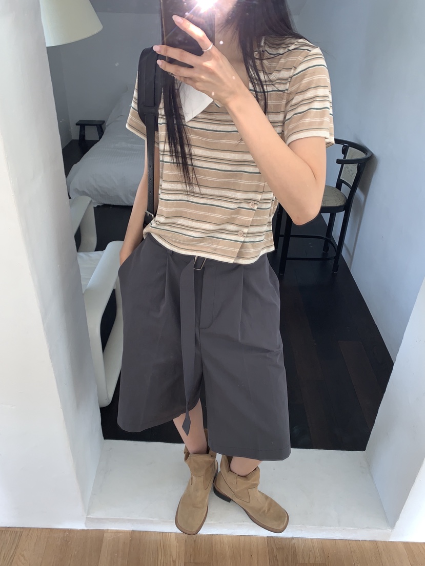 MURMUR韓國直郵女裝新款職業人氣26夏季熱賣26春夏T恤不對稱MURMURT恤