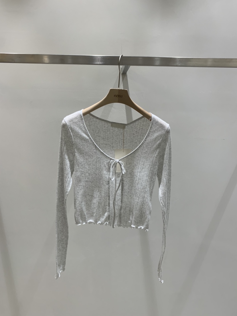 RIETTE韓國代購女裝新款熱賣時尚26春夏休閑26夏季長袖T恤RIETTE長袖T恤圖色3