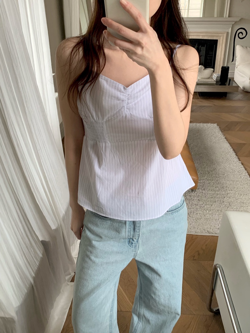 RIETTE韓國直郵實拍女裝新款人氣休閑26春夏熱賣吊帶背心RIETTE吊帶/背心