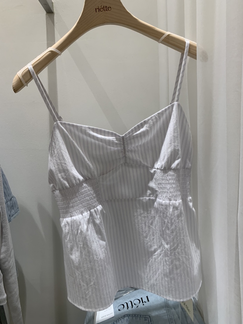 RIETTE韓國直郵實拍女裝新款人氣休閑26春夏熱賣吊帶背心RIETTE吊帶/背心圖色1