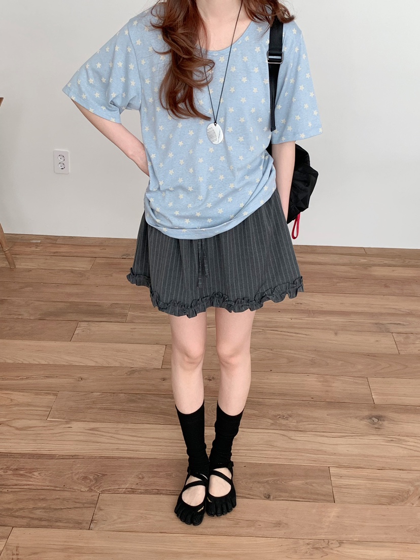 BEFORE SUNRISE韓國東大門代購女裝新款26夏季26春夏T恤BEFORE SUNRISET恤