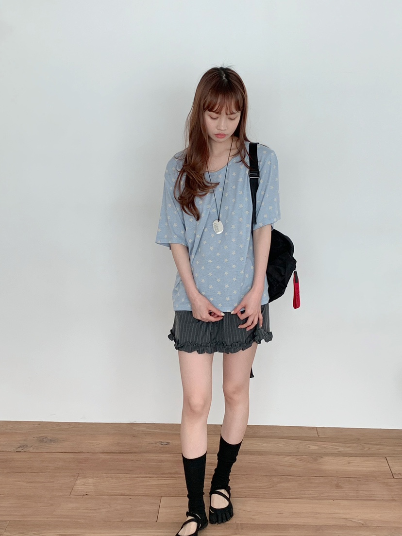 BEFORE SUNRISE韓國東大門代購女裝新款26夏季26春夏T恤BEFORE SUNRISET恤