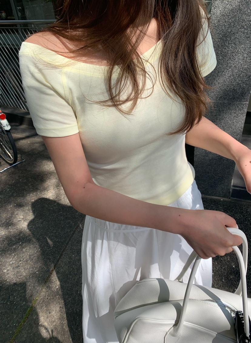 RIETTE韓國直郵實拍女裝新品26夏季職業休閑26春夏時尚T恤RIETTET恤