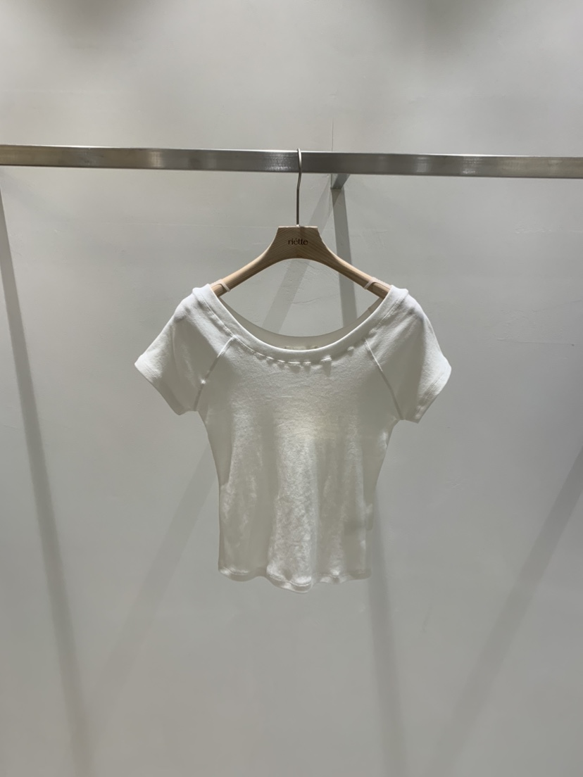 RIETTE韓國直郵實拍女裝新品26夏季職業休閑26春夏時尚T恤RIETTET恤圖色1