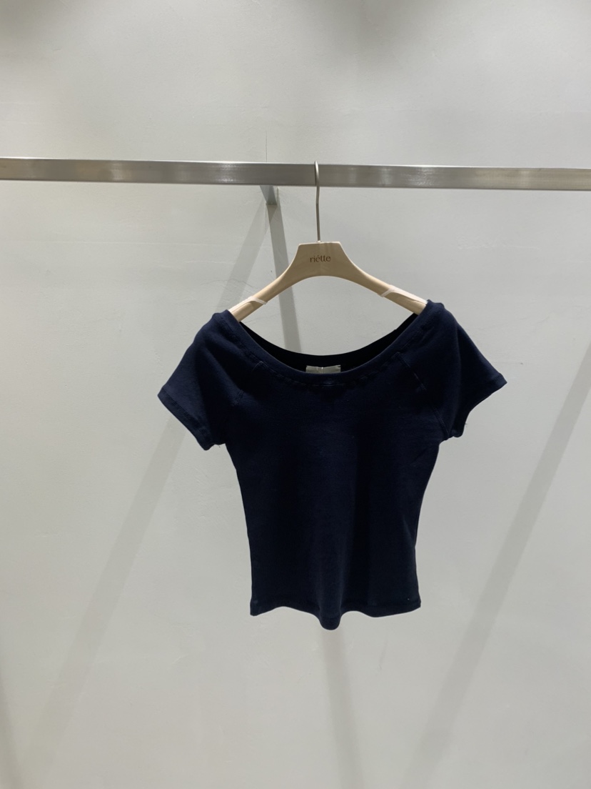 RIETTE韓國直郵實拍女裝新品26夏季職業休閑26春夏時尚T恤RIETTET恤圖色3