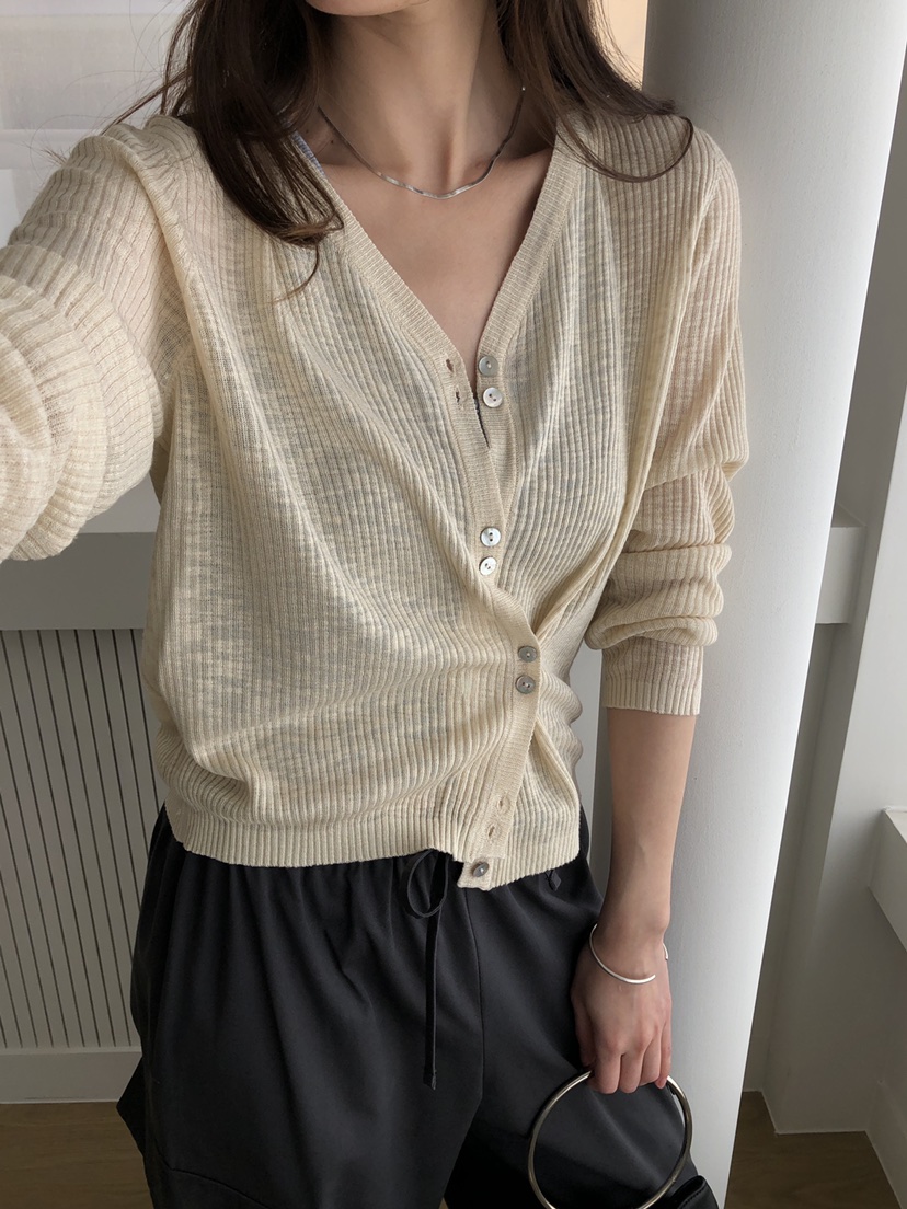 ATHEA韓國東大門直郵女裝新品時尚26夏季26春夏職業針織衫棉ATHEA針織衫圖色1