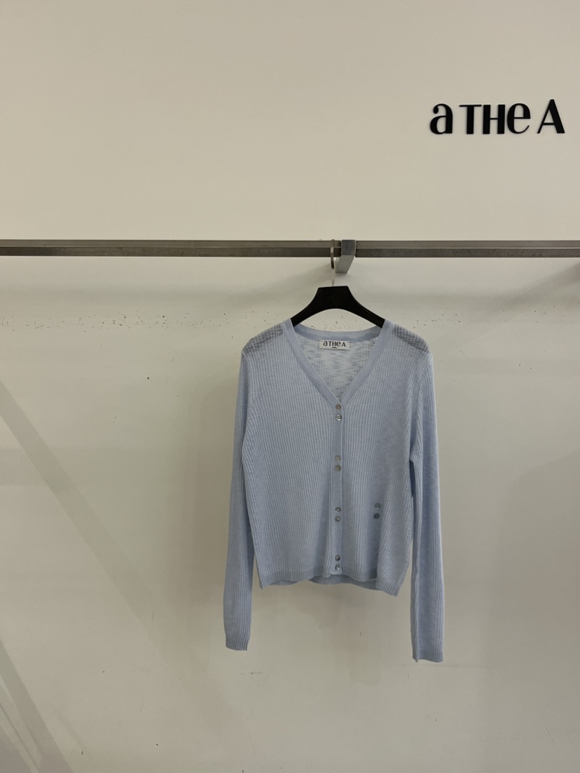 ATHEA韓國東大門直郵女裝新品時尚26夏季26春夏職業針織衫棉ATHEA針織衫圖色5