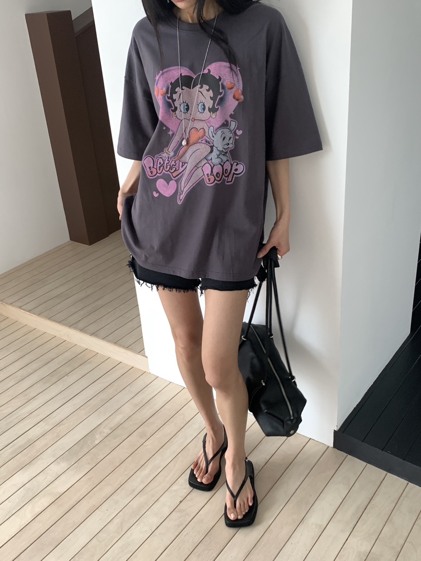 MUSE-P韓國東大門直郵女裝新款休閑26春夏26夏季職業T恤MUSE-PT恤