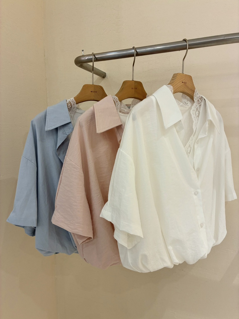 MUSE-P韓國直郵女士新品職業26春夏推薦熱賣人氣襯衫蕾絲衫MUSE-P襯衫/蕾絲衫