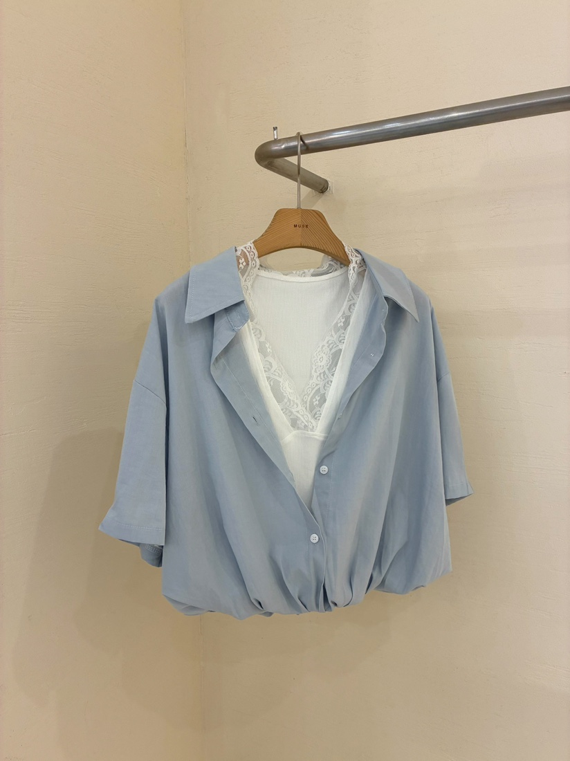 MUSE-P韓國直郵女士新品職業26春夏推薦熱賣人氣襯衫蕾絲衫MUSE-P襯衫/蕾絲衫圖色3