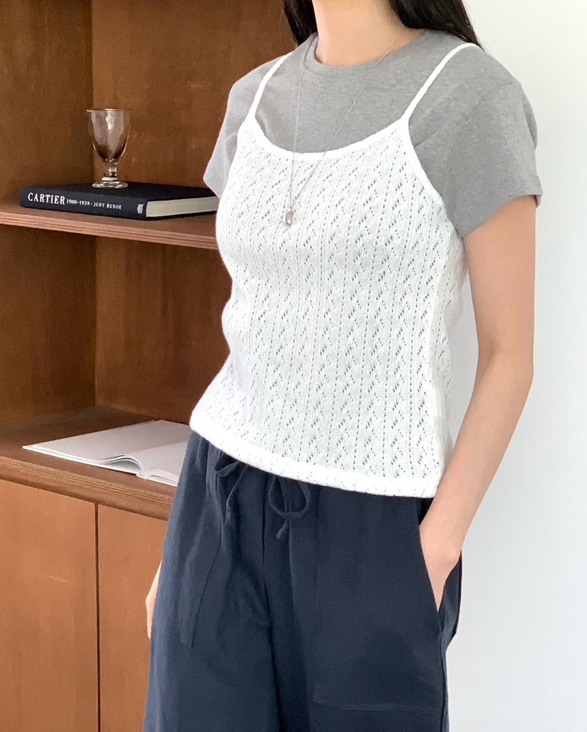 BINUS韓國代購女士新款休閑職業26夏季熱賣26春夏吊帶背心BINUS吊帶/背心圖色3