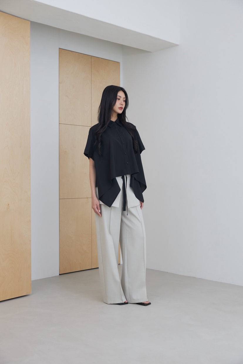 LE-PPL韓國直郵實拍女裝新品人氣推薦職業休閑襯衫蕾絲衫LE-PPL襯衫/蕾絲衫