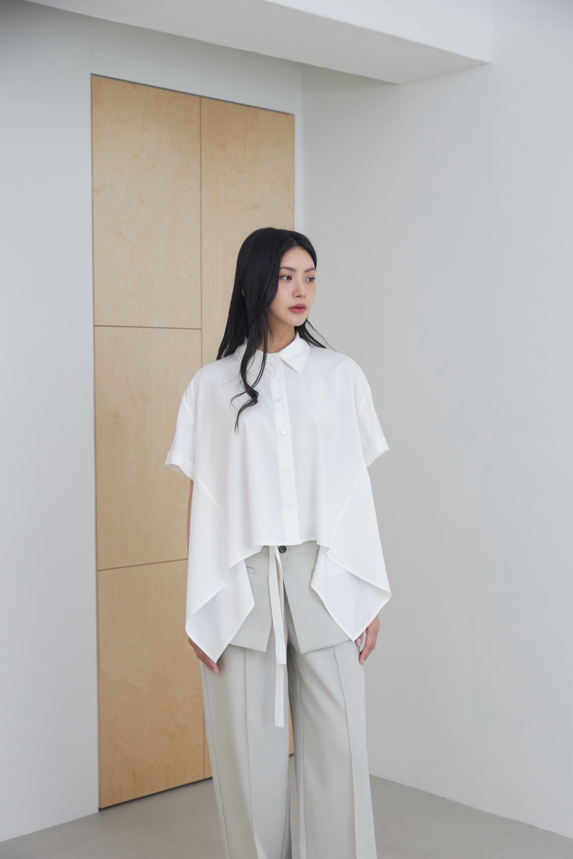 LE-PPL韓國直郵實拍女裝新品人氣推薦職業休閑襯衫蕾絲衫LE-PPL襯衫/蕾絲衫