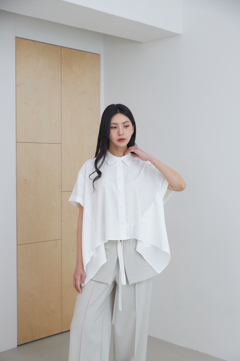 LE-PPL韓國直郵實拍女裝新品人氣推薦職業休閑襯衫蕾絲衫LE-PPL襯衫/蕾絲衫