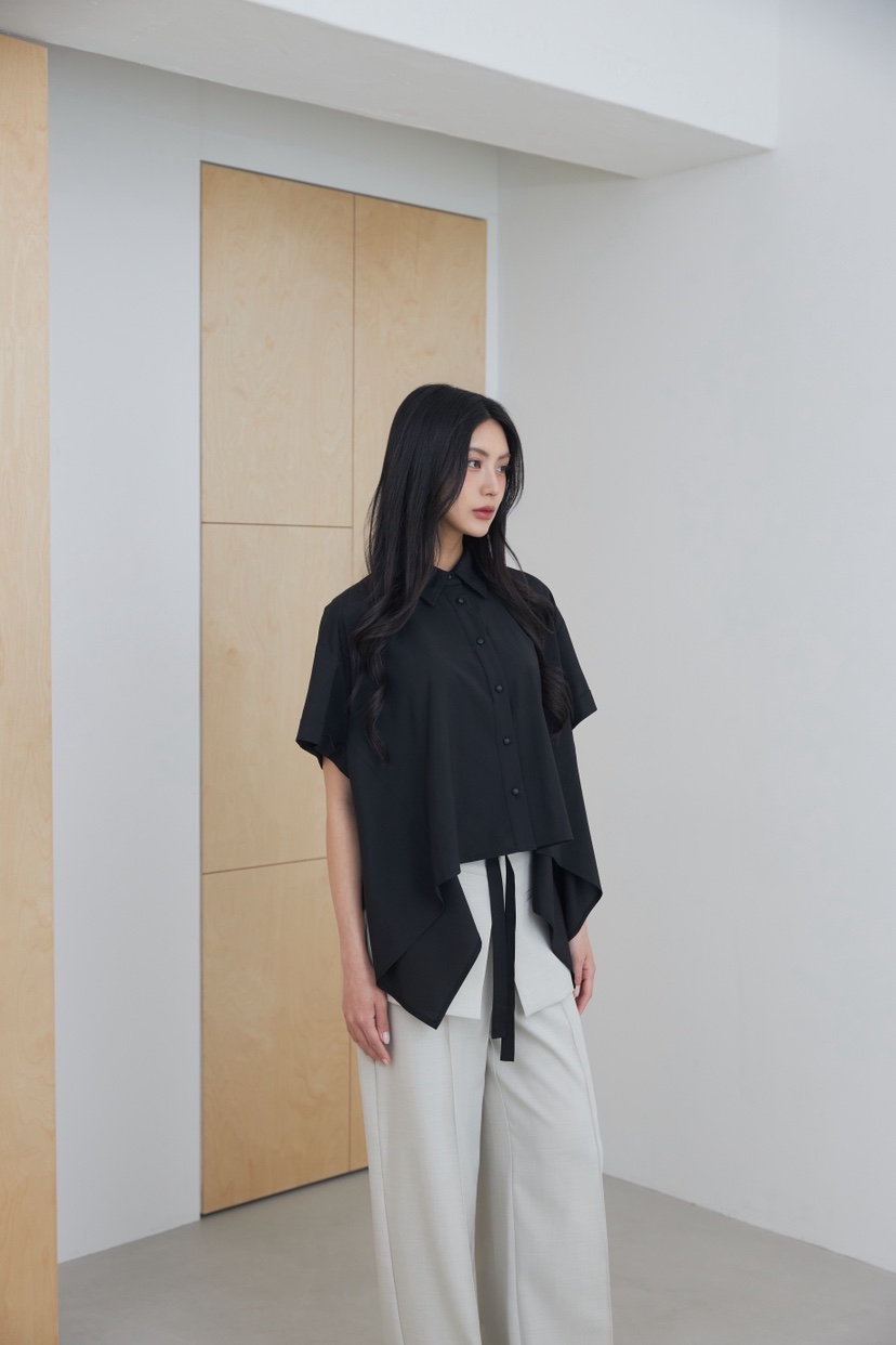 LE-PPL韓國直郵實拍女裝新品人氣推薦職業休閑襯衫蕾絲衫LE-PPL襯衫/蕾絲衫圖色2