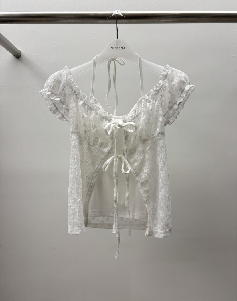 INTHEEND韓國直郵女裝新品26春夏人氣時尚休閑26夏季熱賣T恤INTHEENDT恤圖色1