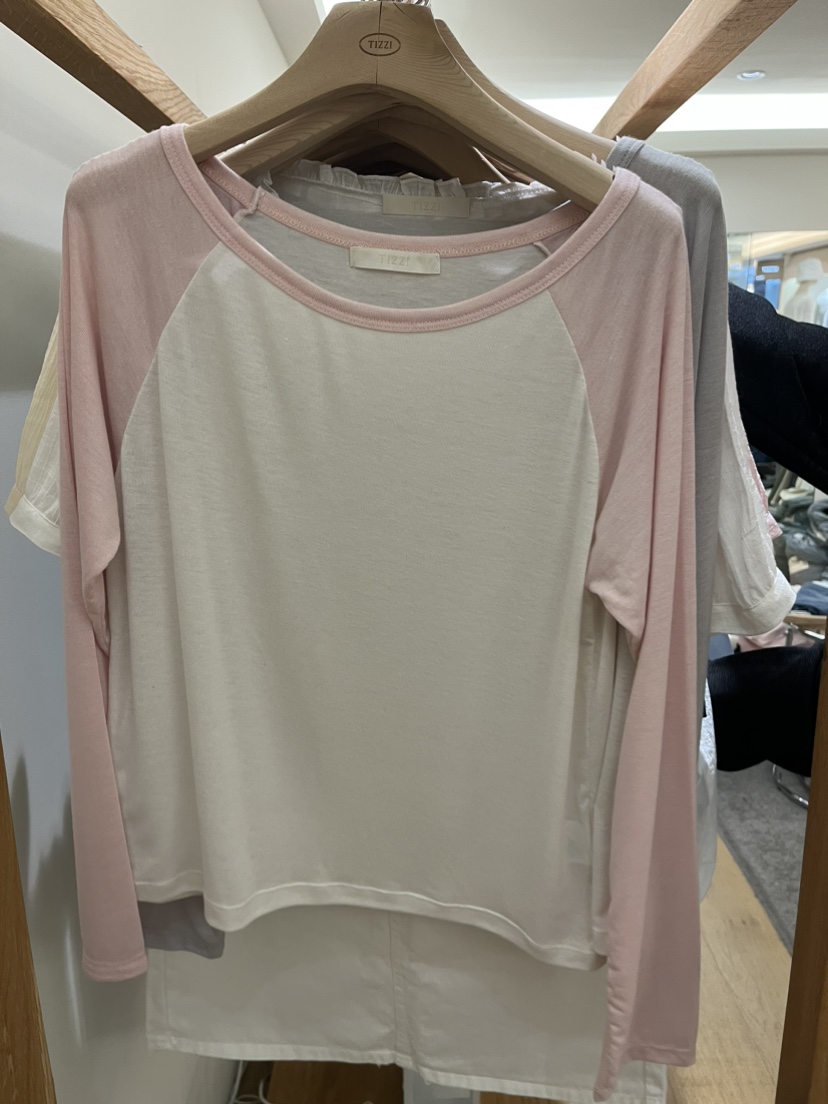 TIZZI韓國代購女裝新款26夏季熱賣推薦26春夏職業長袖T恤TIZZI長袖T恤圖色2