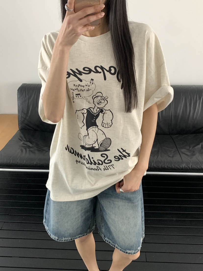 MUSE-P韓國直郵女裝新品推薦26春夏熱賣人氣26夏季時尚T恤MUSE-PT恤