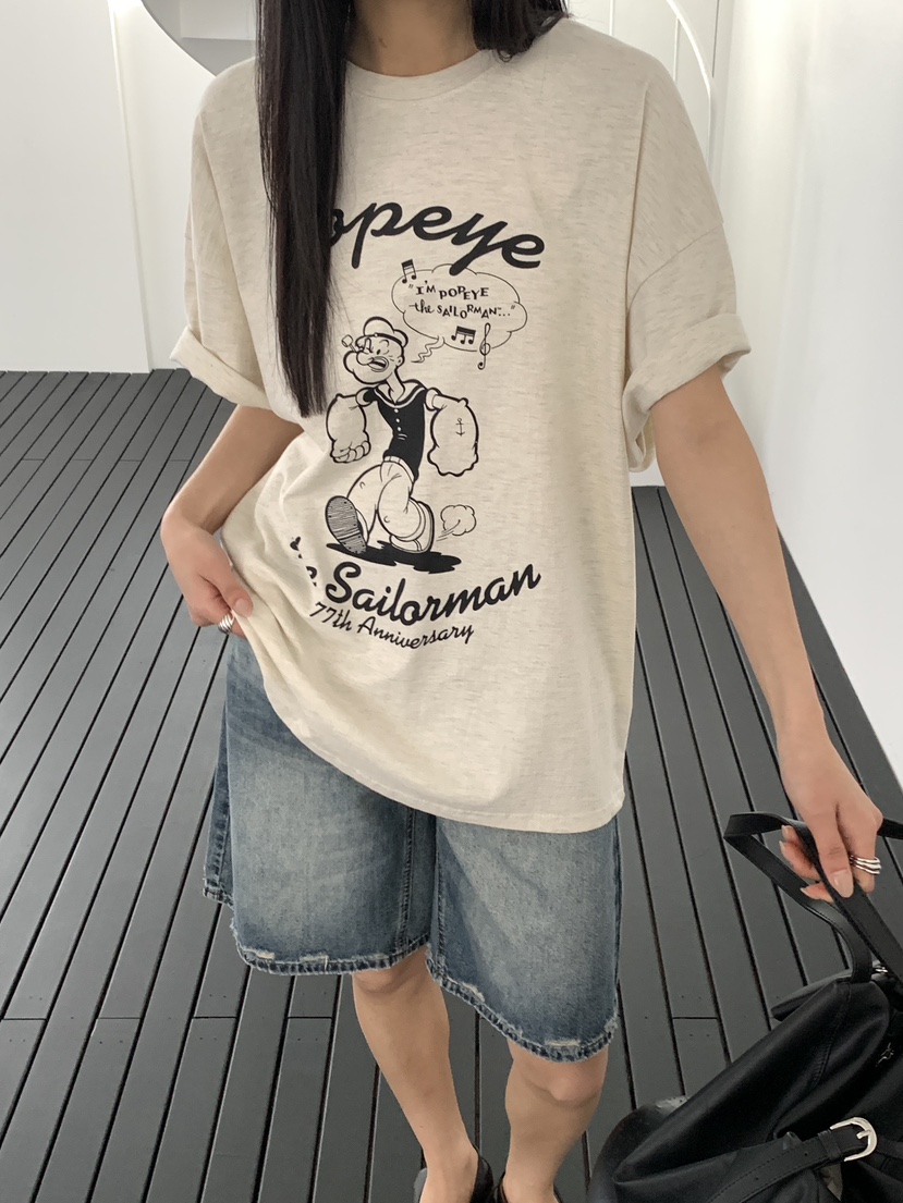 MUSE-P韓國直郵女裝新品推薦26春夏熱賣人氣26夏季時尚T恤MUSE-PT恤