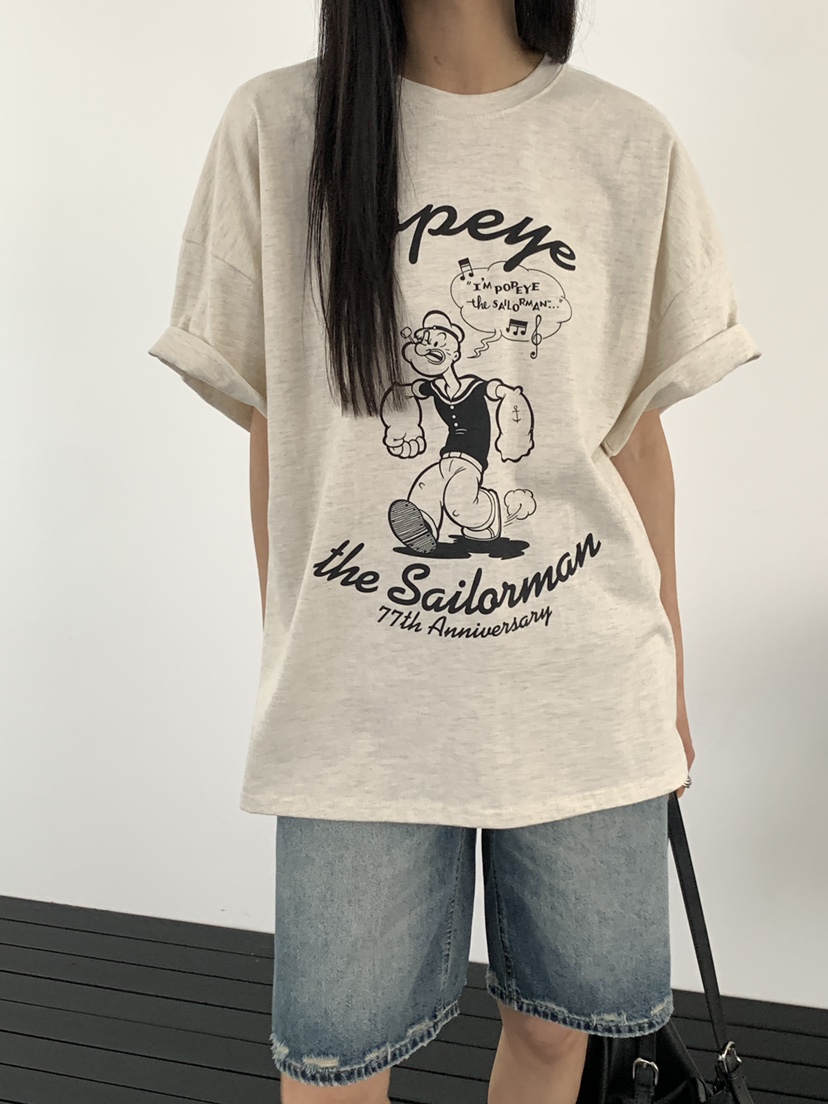 MUSE-P韓國直郵女裝新品推薦26春夏熱賣人氣26夏季時尚T恤MUSE-PT恤