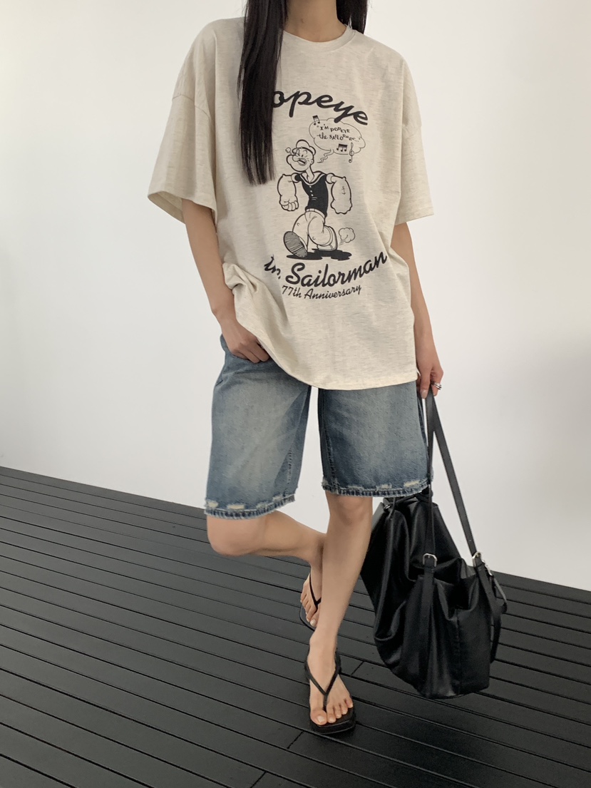 MUSE-P韓國直郵女裝新品推薦26春夏熱賣人氣26夏季時尚T恤MUSE-PT恤