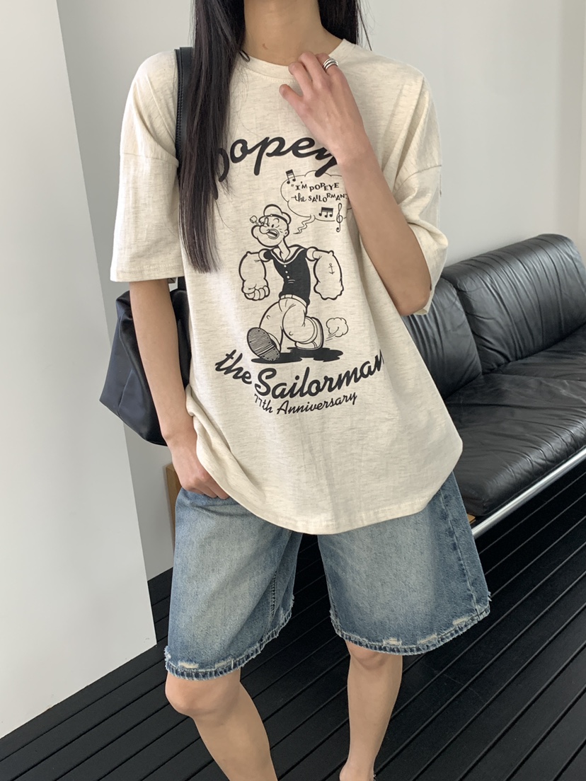 MUSE-P韓國直郵女裝新品推薦26春夏熱賣人氣26夏季時尚T恤MUSE-PT恤