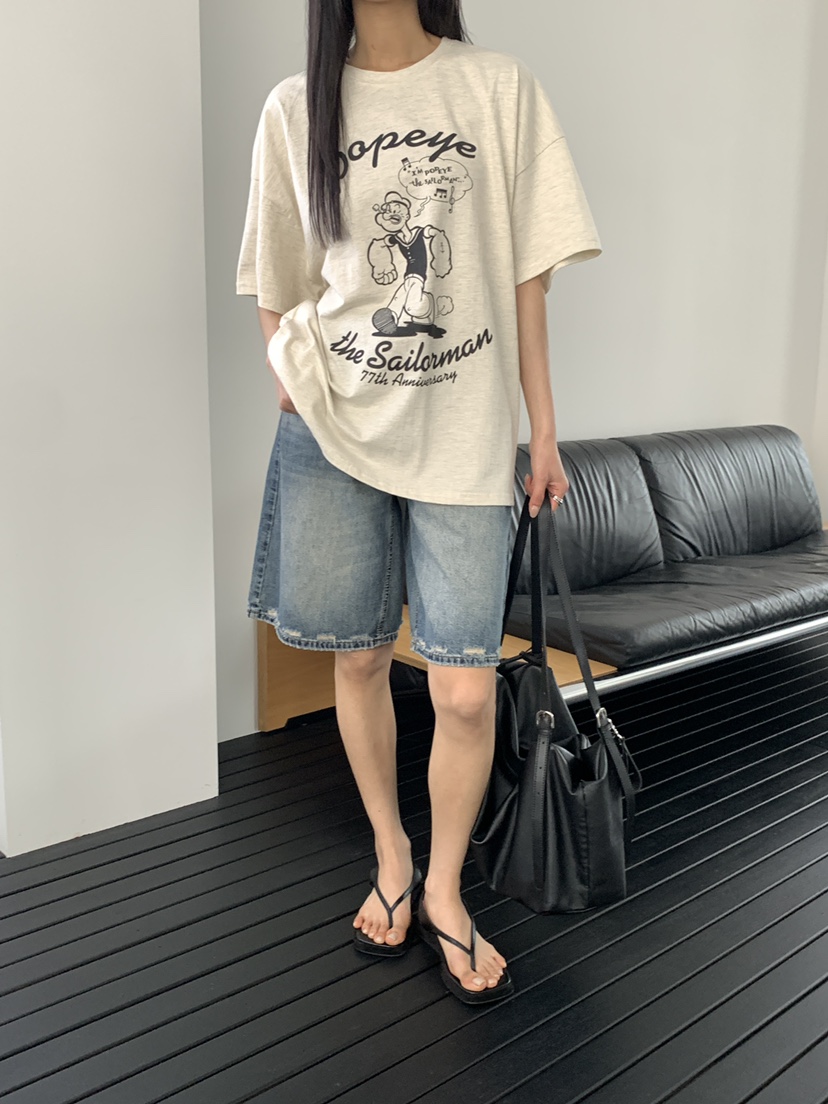 MUSE-P韓國直郵女裝新品推薦26春夏熱賣人氣26夏季時尚T恤MUSE-PT恤