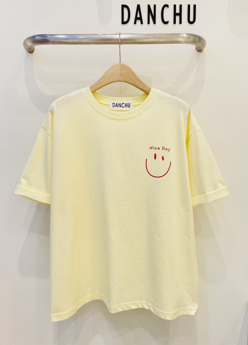 DANCHU韓國代購女士新品26春夏時尚人氣熱賣26夏季推薦T恤DANCHUT恤圖色2