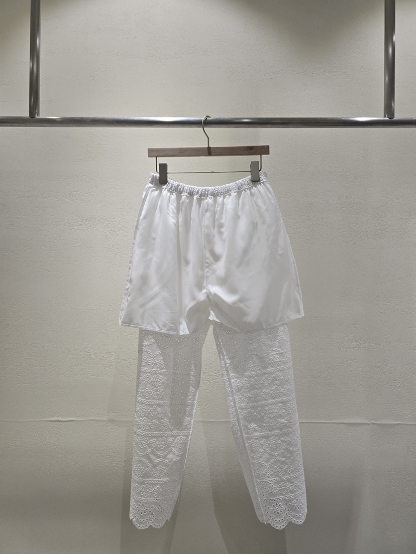 LIKEVAM韓國東大門代購女士新款推薦時尚26夏季休閑褲奶油色LIKEVAM休閑褲