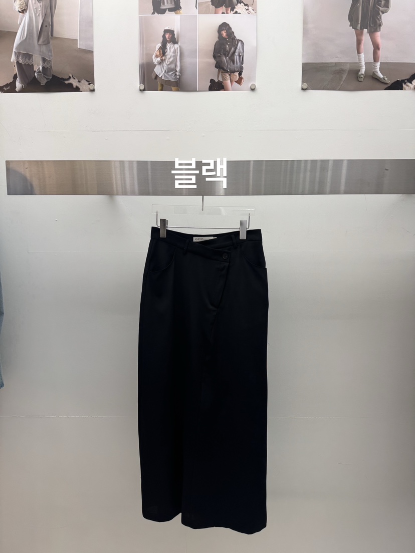 AMOOD韓國東大門直郵女裝新品人氣26春夏26夏季時尚熱賣裙子AMOOD裙子圖色2黑色