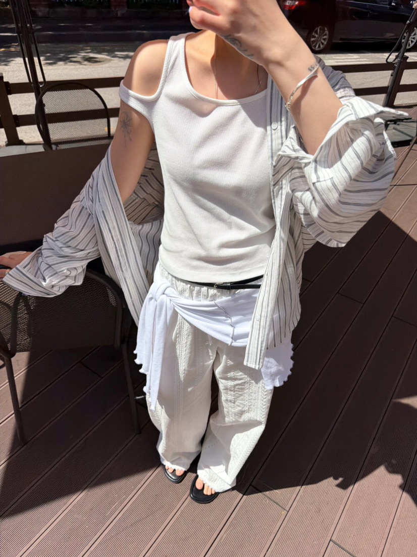 GLITTER韓國直郵女裝新品熱賣職業休閑26夏季時尚吊帶背心GLITTER吊帶/背心